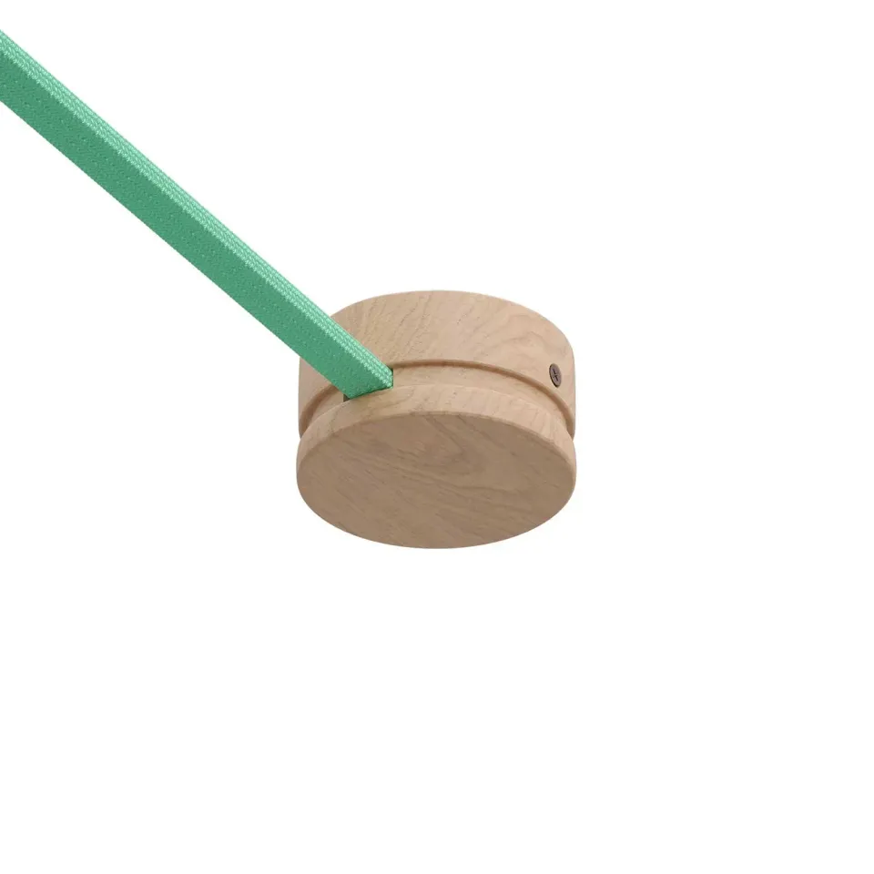 Creative Cables Filé rosone soffitto legno neutro 80 mm
