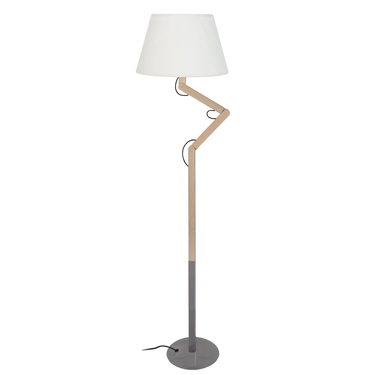 Tosel Geri piantana 169 cm alluminio ecru