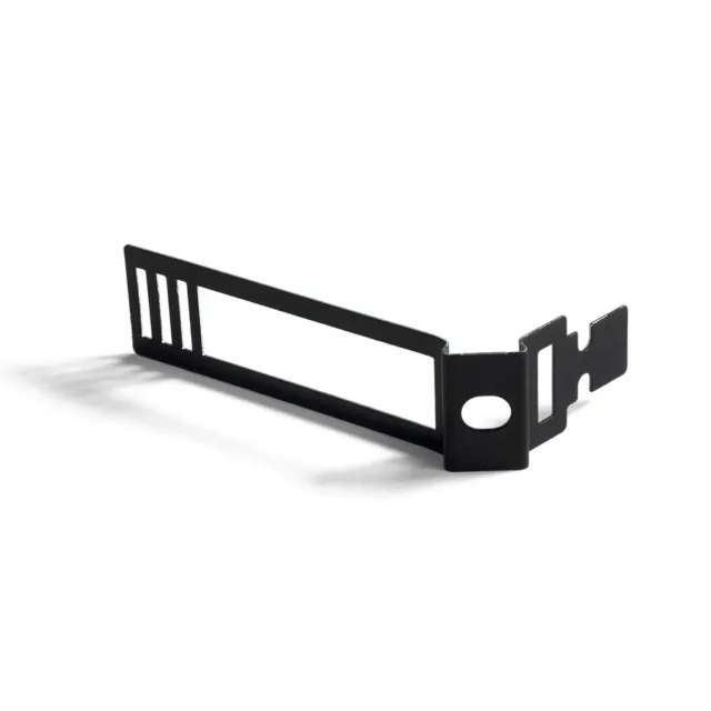 Creative Cables Clip Fermacavo Metallo Nero 24mm