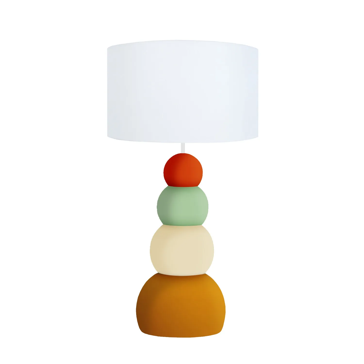 Tosel Milla lampada da tavolo colonna 25x36,5 cm arancione