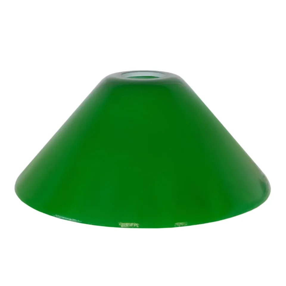 Tosel Jaya paralume vetro conico 26 cm trasparente