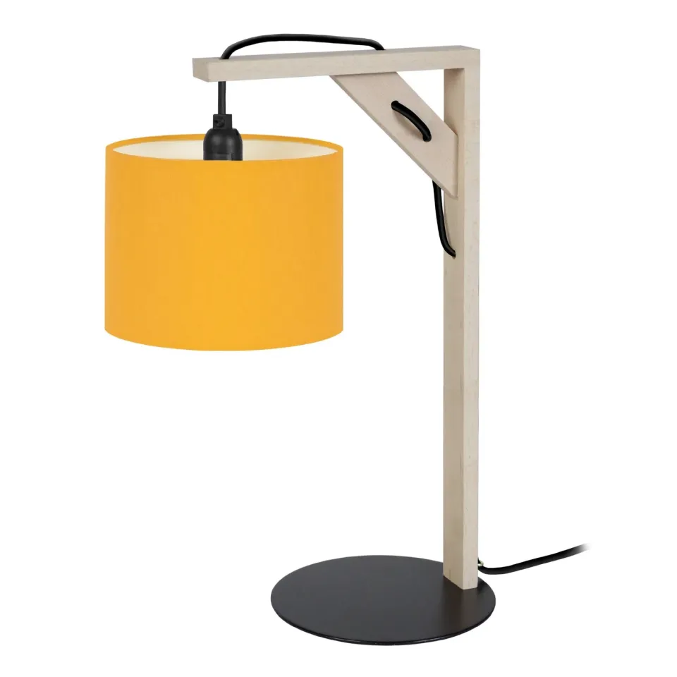 Tosel Equerre lampada tavolo ecrù 16x40 cm