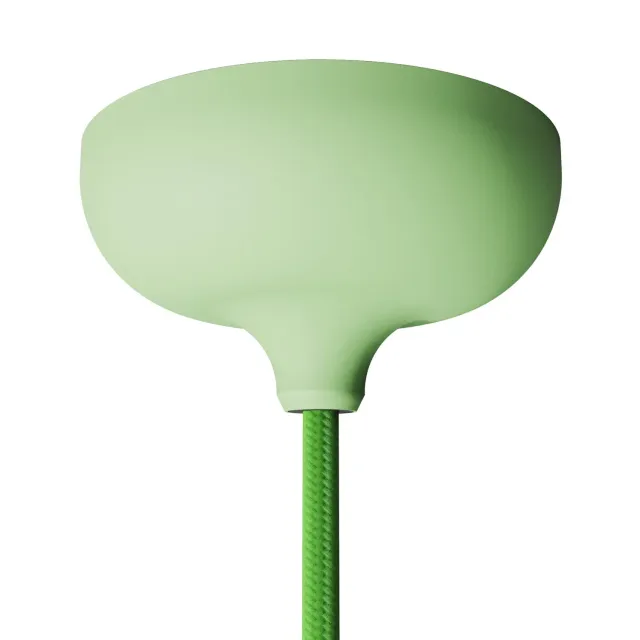 Creative Cables kit rosone silicone verde prato 88 mm