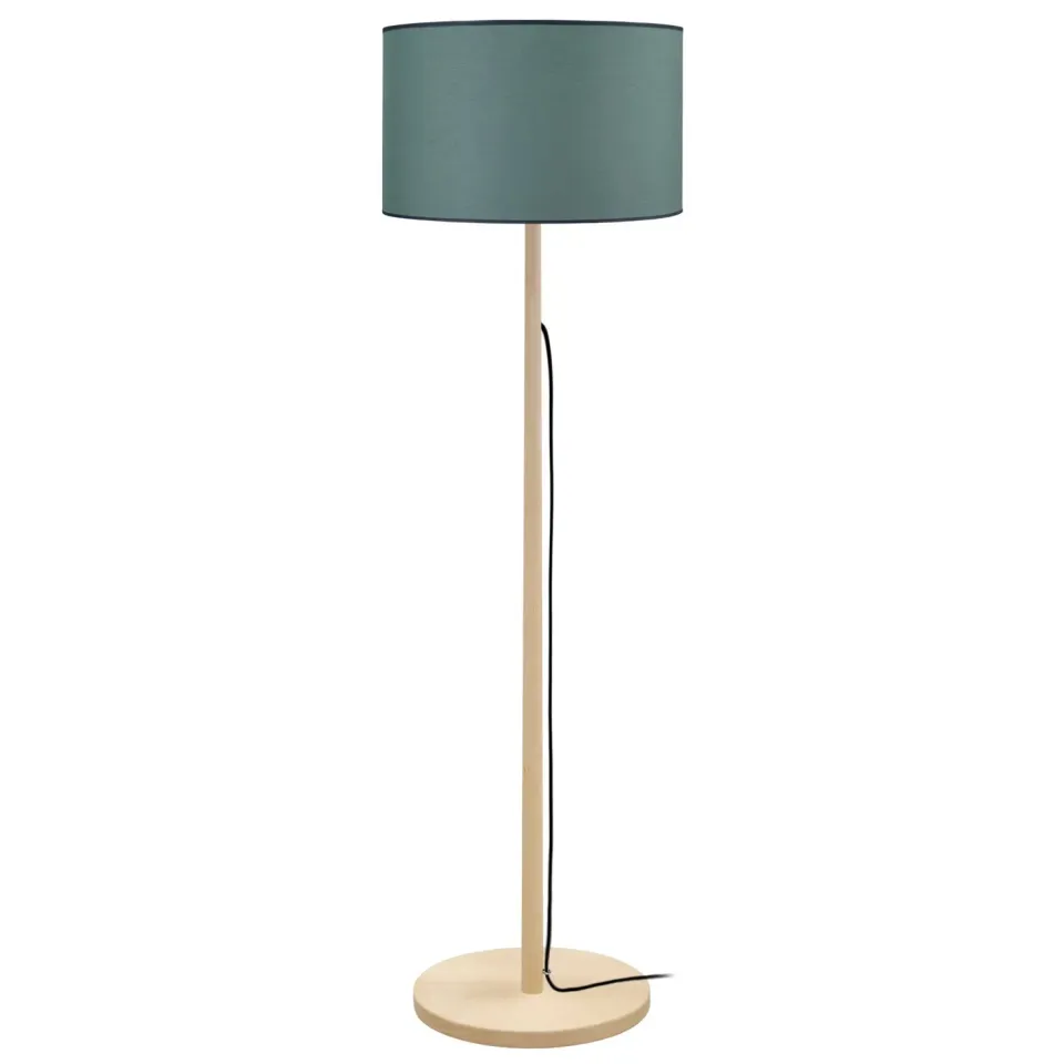 Tosel Mykines piantana legno 153cm naturale ecrù E27