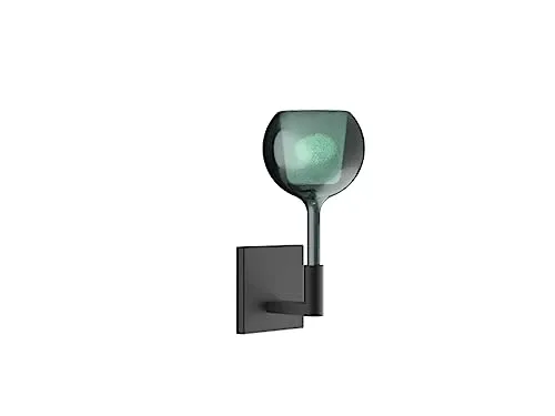 Penta Glo applique mini nero verde specchiato G9