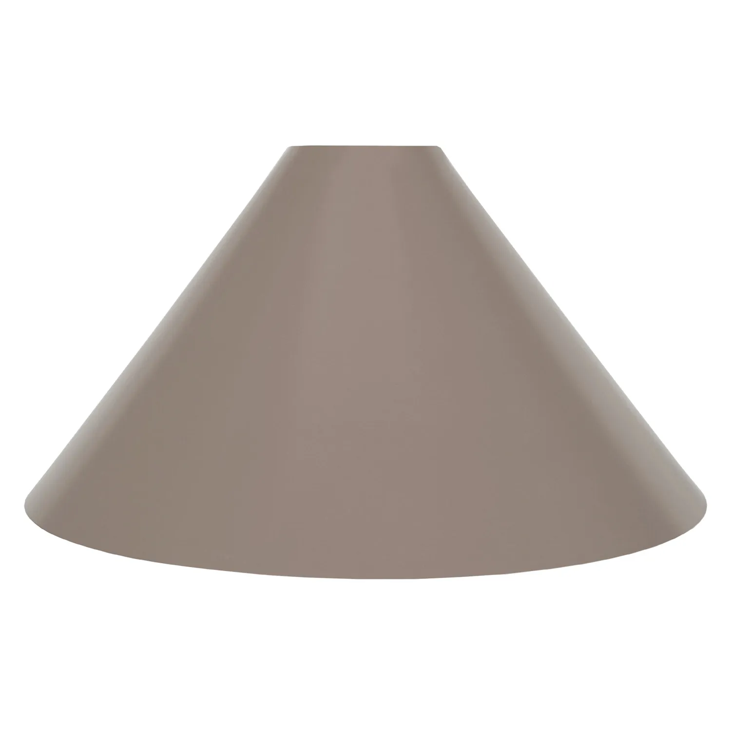 Tosel Karri paralume cono metallo nero D24 cm