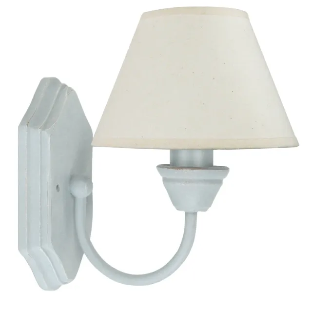Tosel Dax applique 22 cm bianco luce comodino