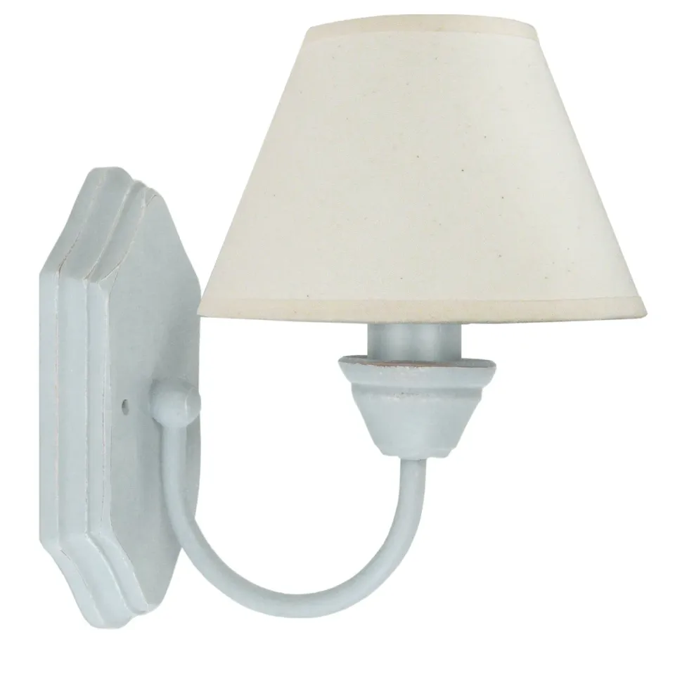Tosel Dax applique 22 cm bianco luce comodino
