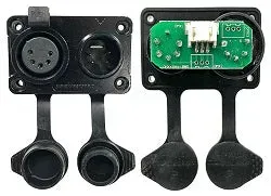 American DJ 7P HEX IP scheda PCB XLR 5pin originale
