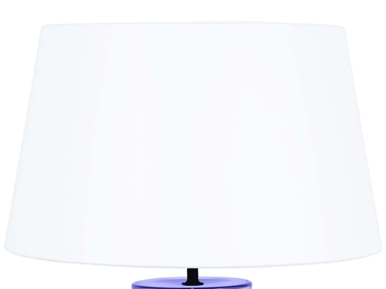 Tosel Trompeta lampada comodino vetro bianco 52 cm