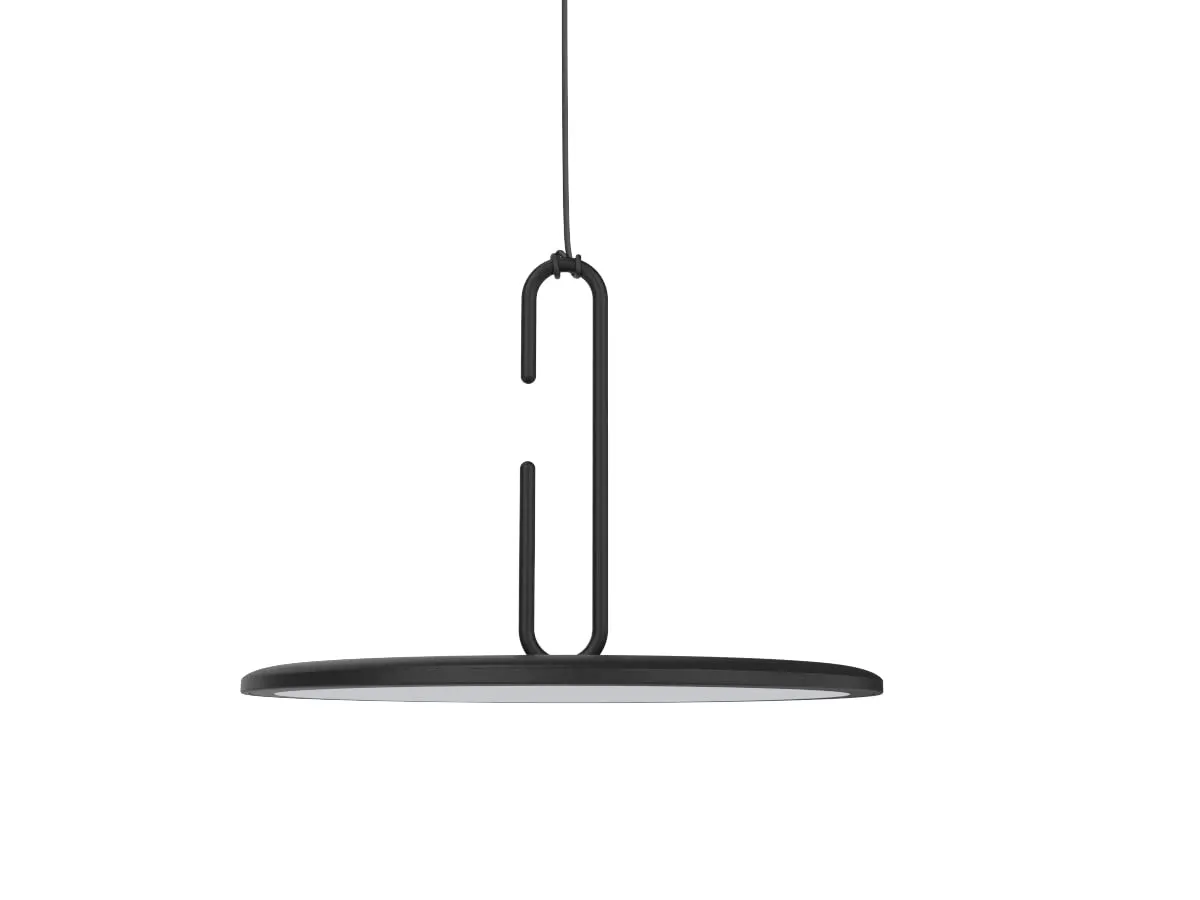 Penta Clip Large sospensione bronzo/bianco LED 40 cm