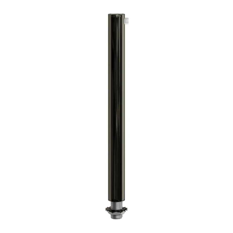 Creative Cables pressacavo cilindrico 15 cm nero perla metallo