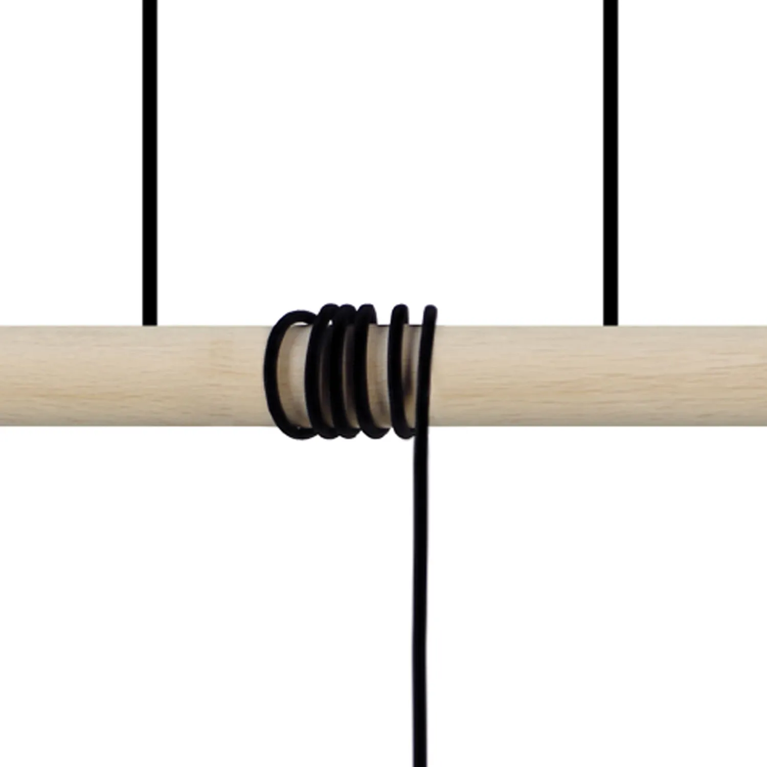 Tosel BROOKLYN lampadario legno naturale 50x180 cm