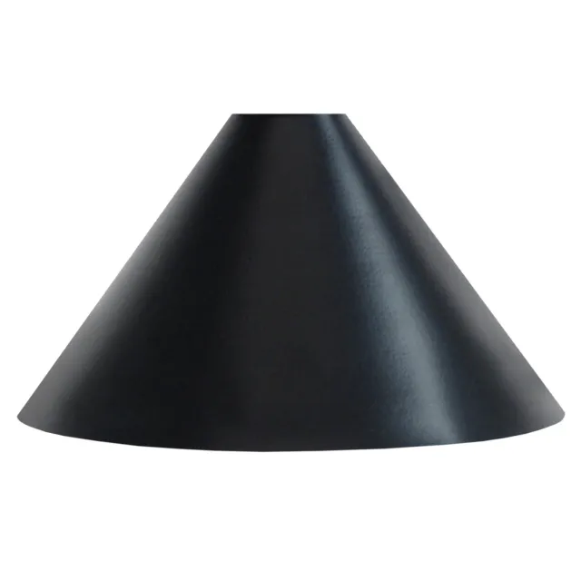 Tosel Karri paralume cono metallo nero D24 cm