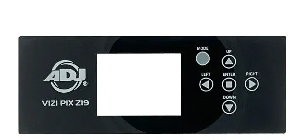 American DJ Vizi Pix Z19 cover display ricambio