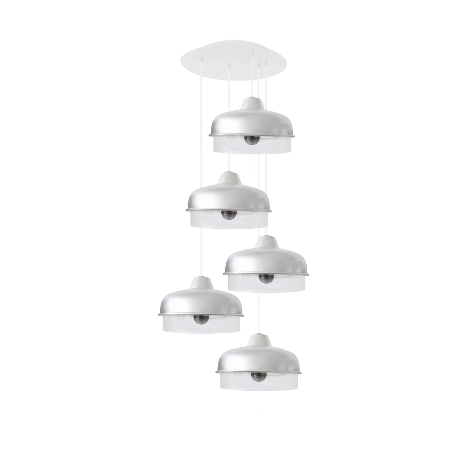 Tosel Vicenza lampadario 5 luci bianco E27