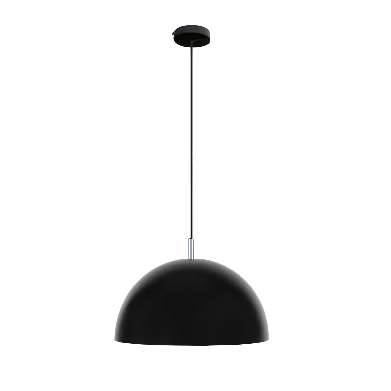 Tosel Floral sospensione metallo cupola bianca 30x100cm E27