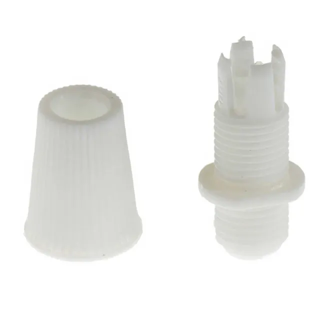 Creative Cables serracavo conico plastica bianco foro 10 mm