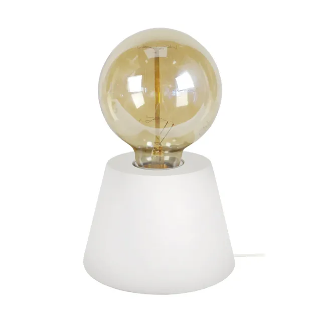 Tosel Bois Cone lampada da tavolo legno 11x18,5 cm naturale