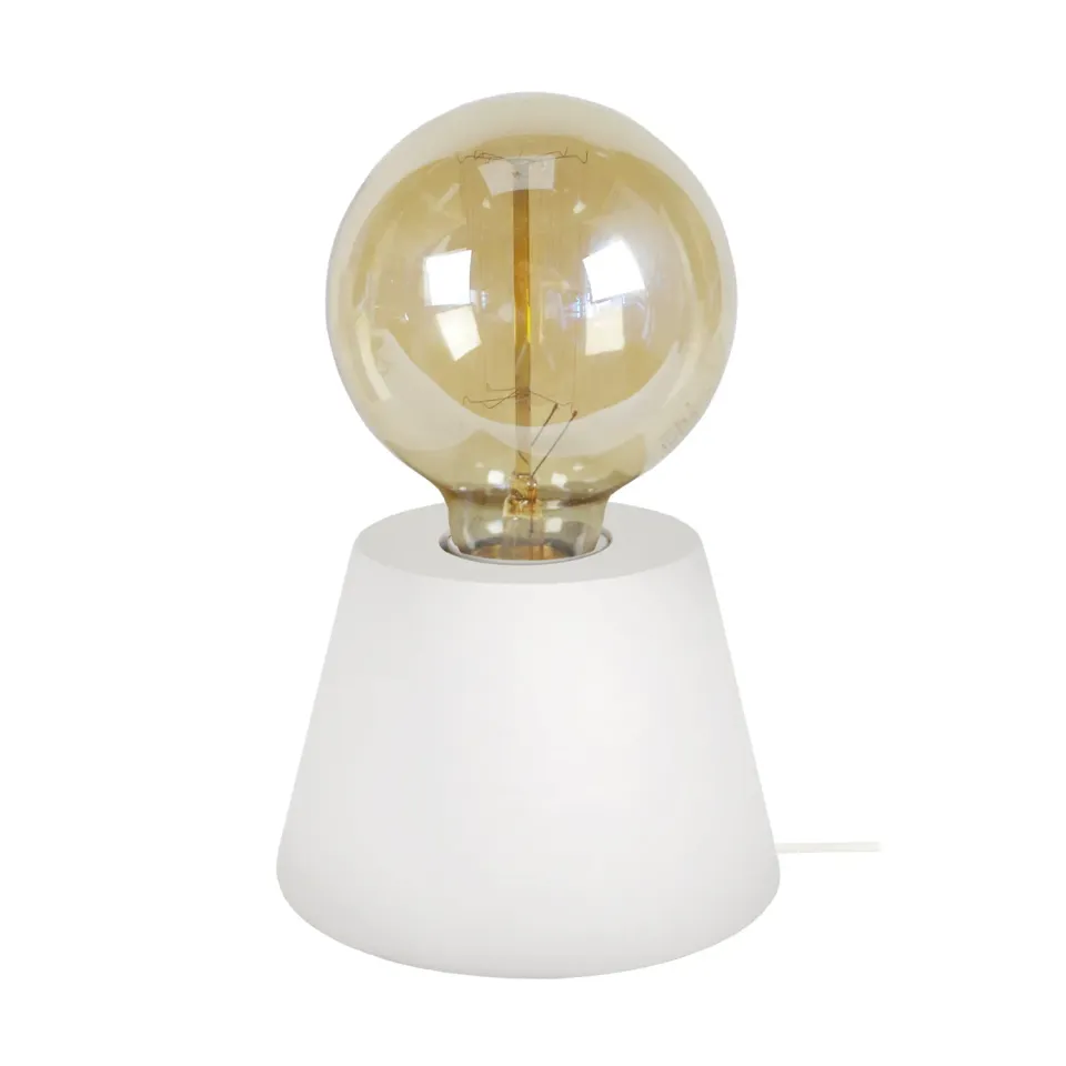Tosel Bois Cone lampada da tavolo legno 11x18,5 cm naturale