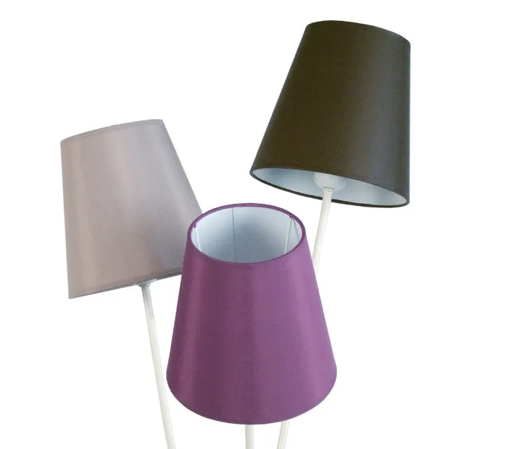 Tosel Lille piantana 3 luci marrone E14