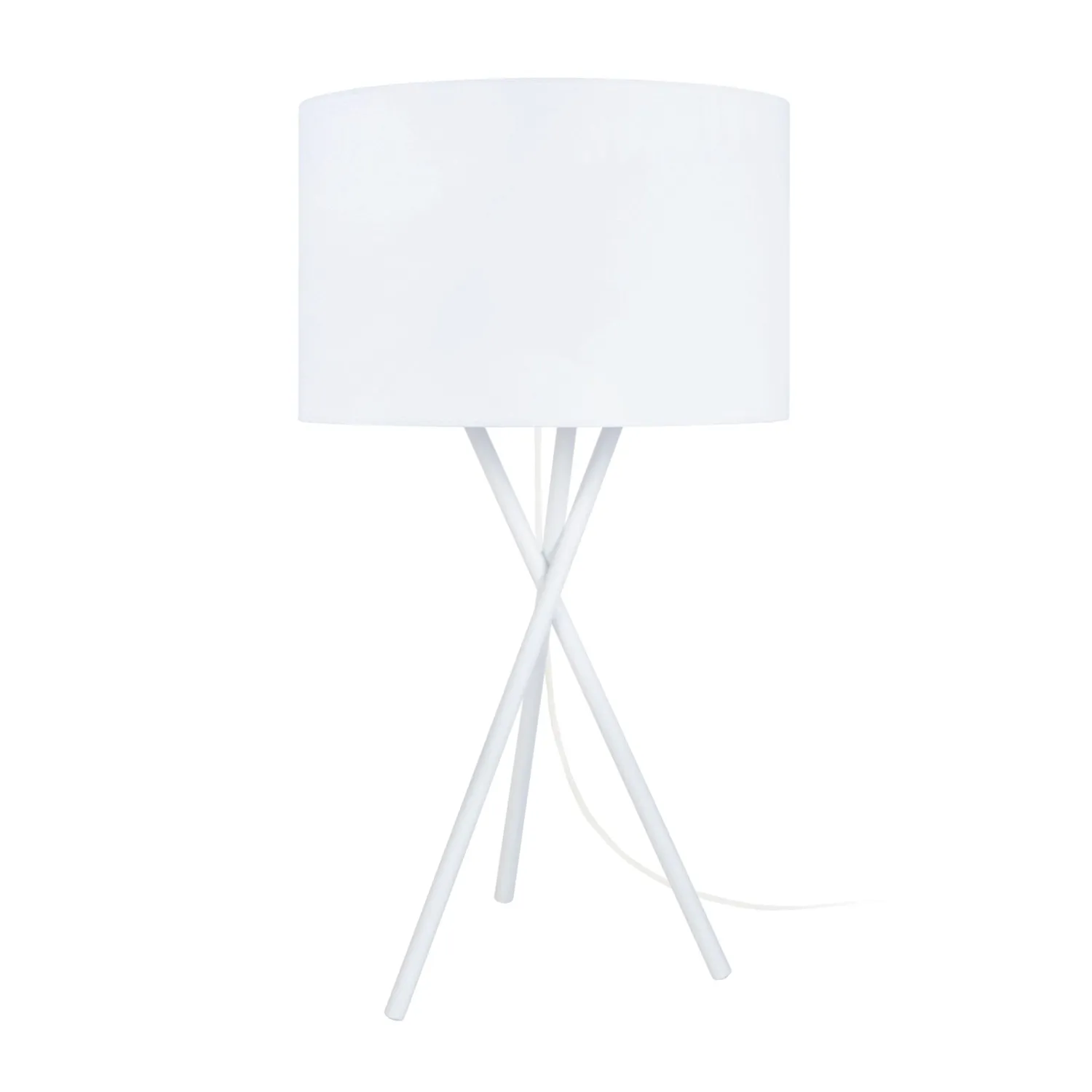 Tosel Midgard Lampada da Tavolo Treppiede Nera 22x41cm