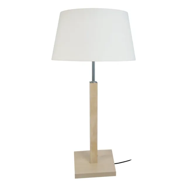 Tosel Hod B lampada tavolo colonna 30x56cm naturale ecrù