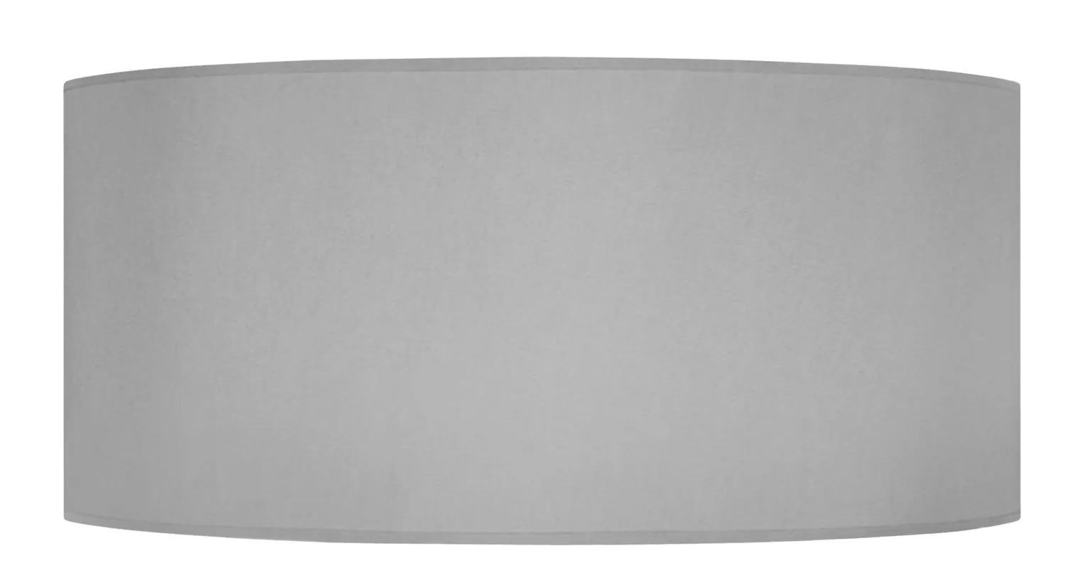 Tosel paralume cilindrico tessuto nero 45 cm E27
