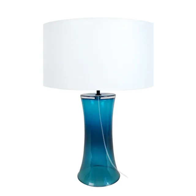 Tosel Trompeta lampada comodino vetro fumé
