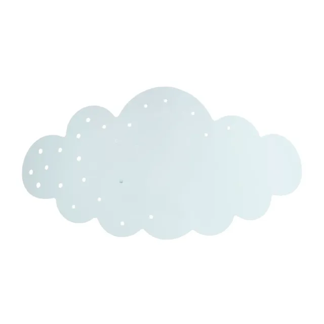 Tosel Nuage Applique Nuvola Bianca 34x9 cm Metallo