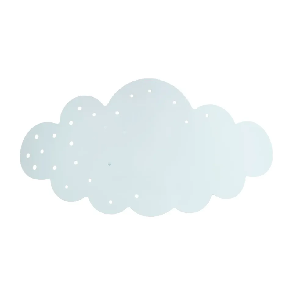 Tosel Nuage Applique Nuvola Bianca 34x9 cm Metallo