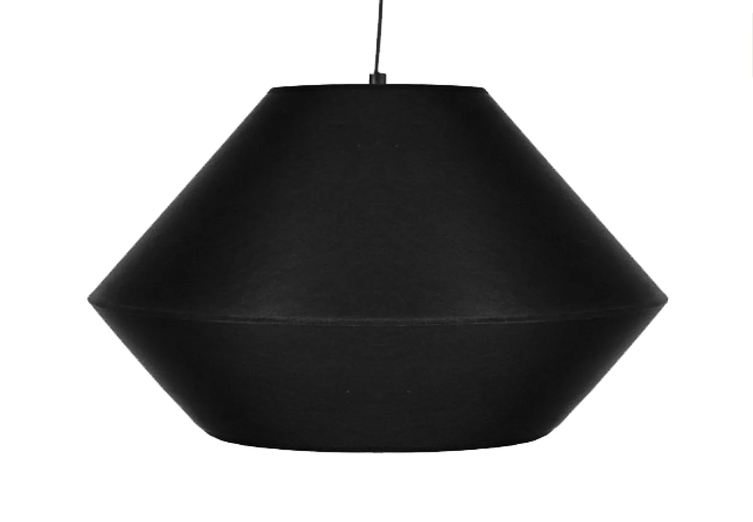Tosel Belfort Cone piantana da terra naturale-nero E27