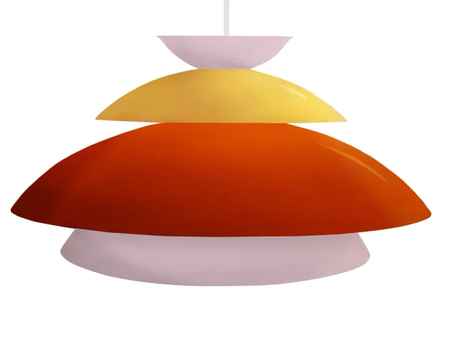 Tosel Frida sospensione a cupola arancione D40