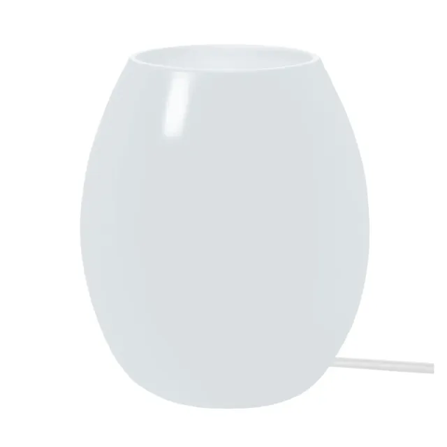 Tosel AGG lampada da tavolo vetro nero fumé 13,5x16 cm E14