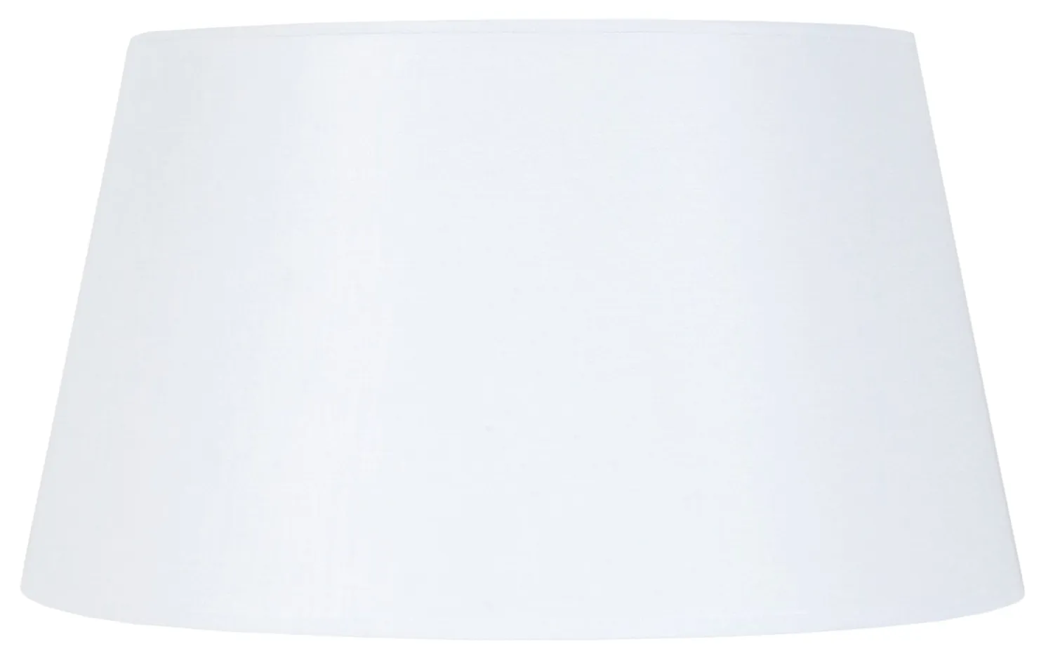 Tosel Tambour paralume tessuto bianco 45x27 cm