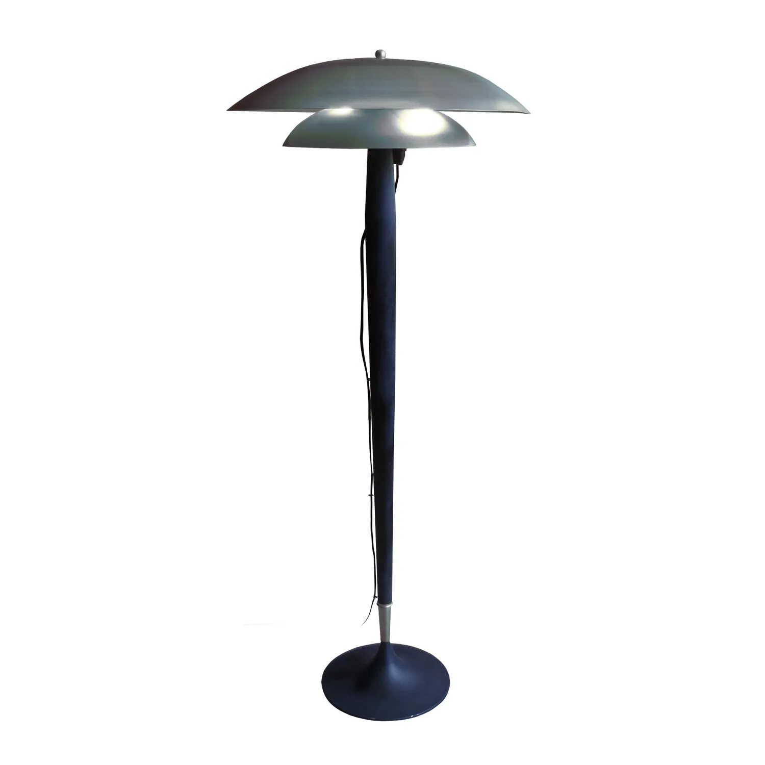 Tosel Milano piantana nero bianco colonna legno