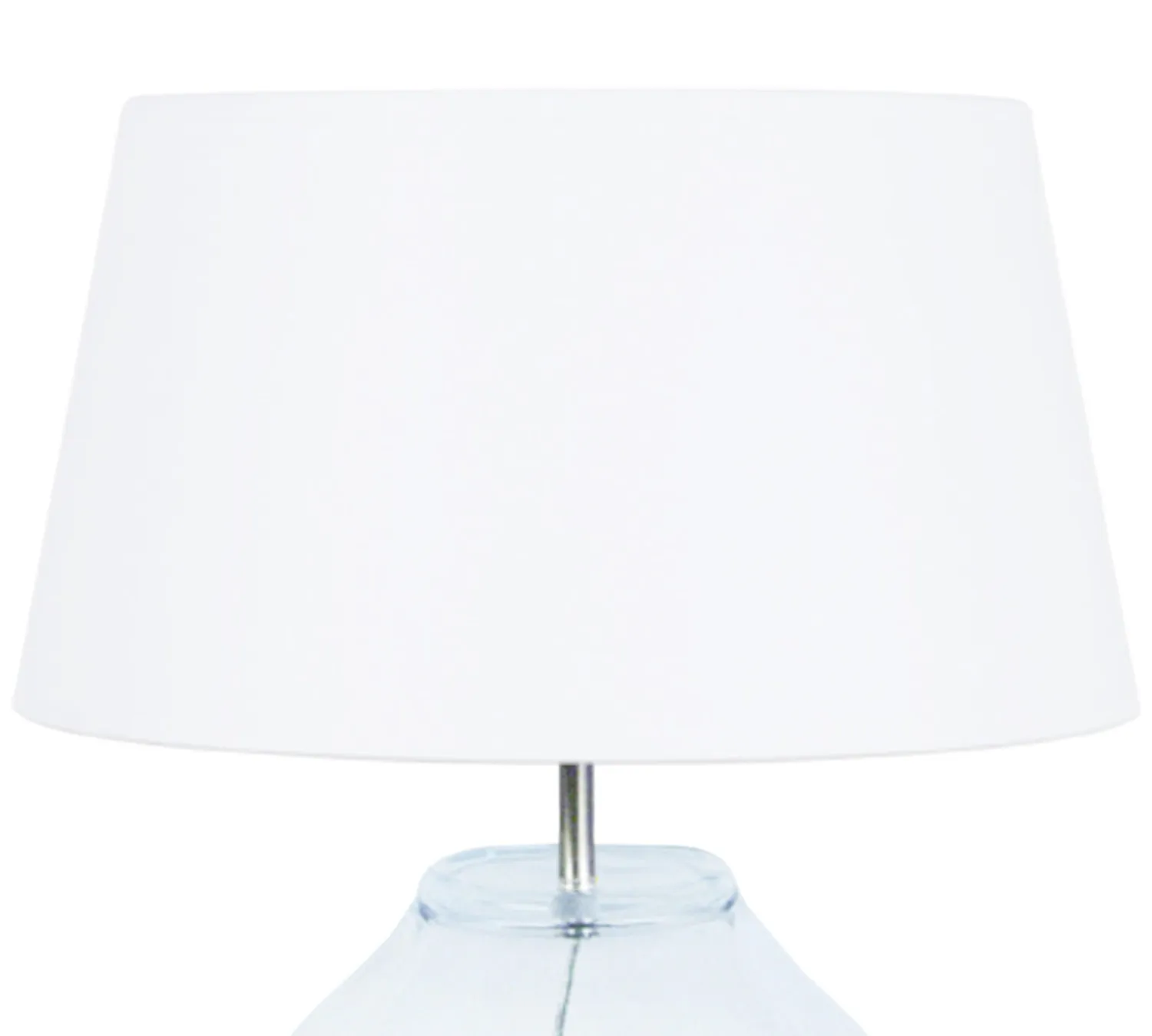 Tosel Vase lampada tavolo vetro trasparente 50cm E27