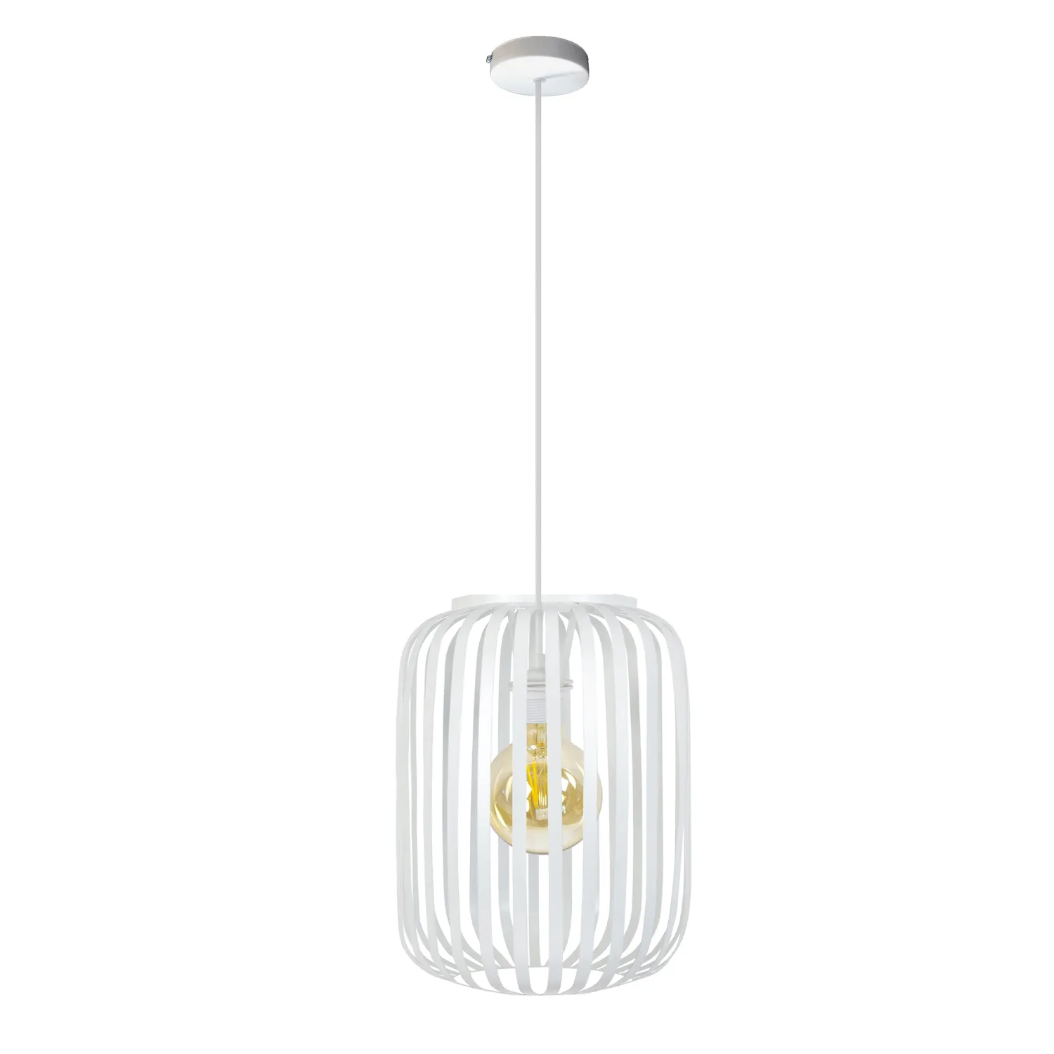 Tosel Berne sospensione metallo 20x100 cm nero