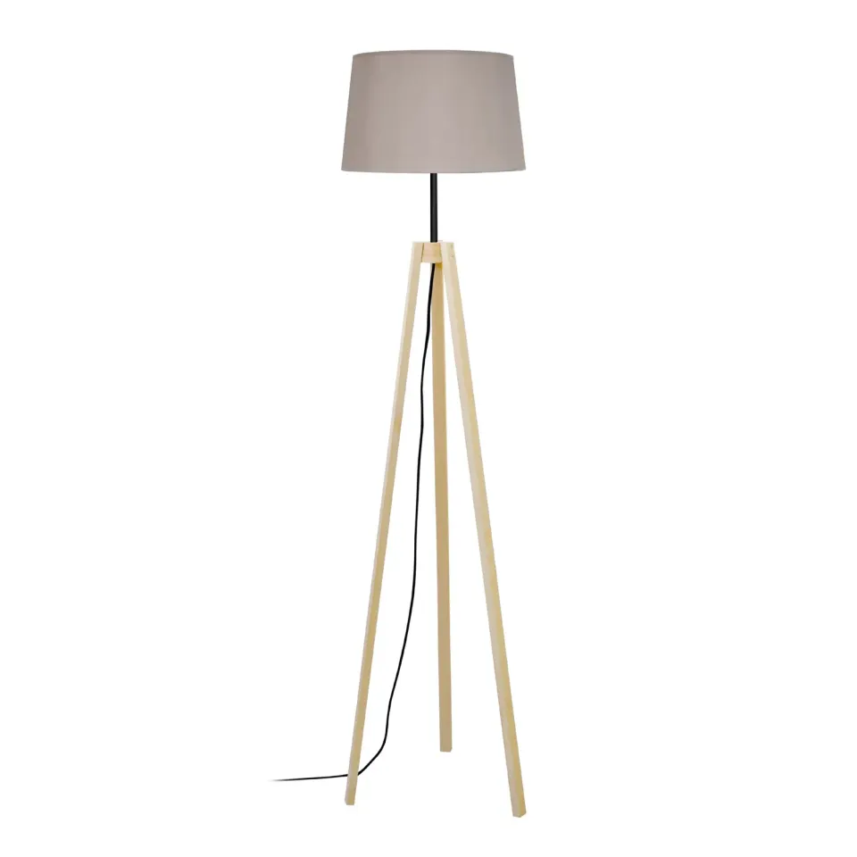 Tosel Viborg piantana treppiede legno naturale bianco