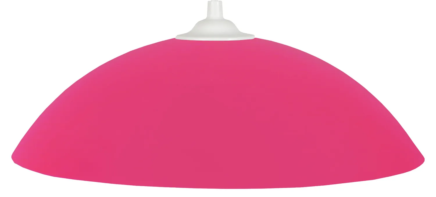 Tosel Demi Lune lampada a sospensione crema 30x60 cm metallo