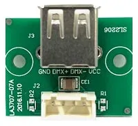 American DJ Encore FR Pro LA3707-07A-003 scheda USB