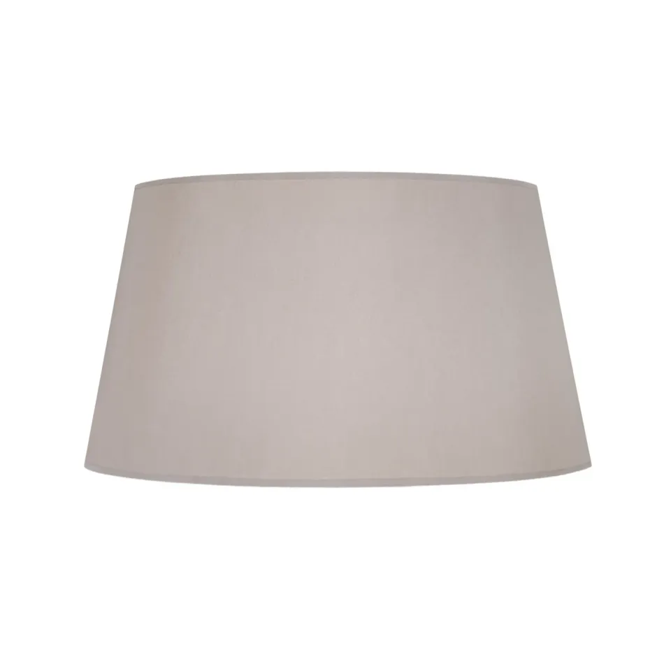 Tosel Tambour Paralume Tamburo 40x26cm Bianco Tessuto
