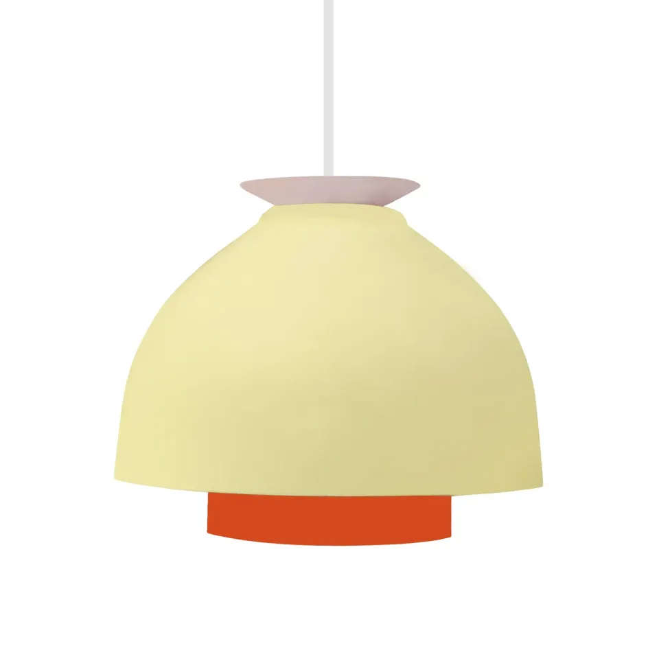Tosel Mila sospensione metallo arancione 23x100 E27