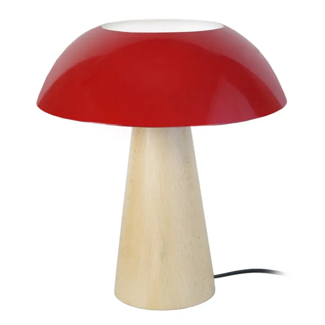 Tosel Star Trek lampada tavolo legno nero 30x35 cm