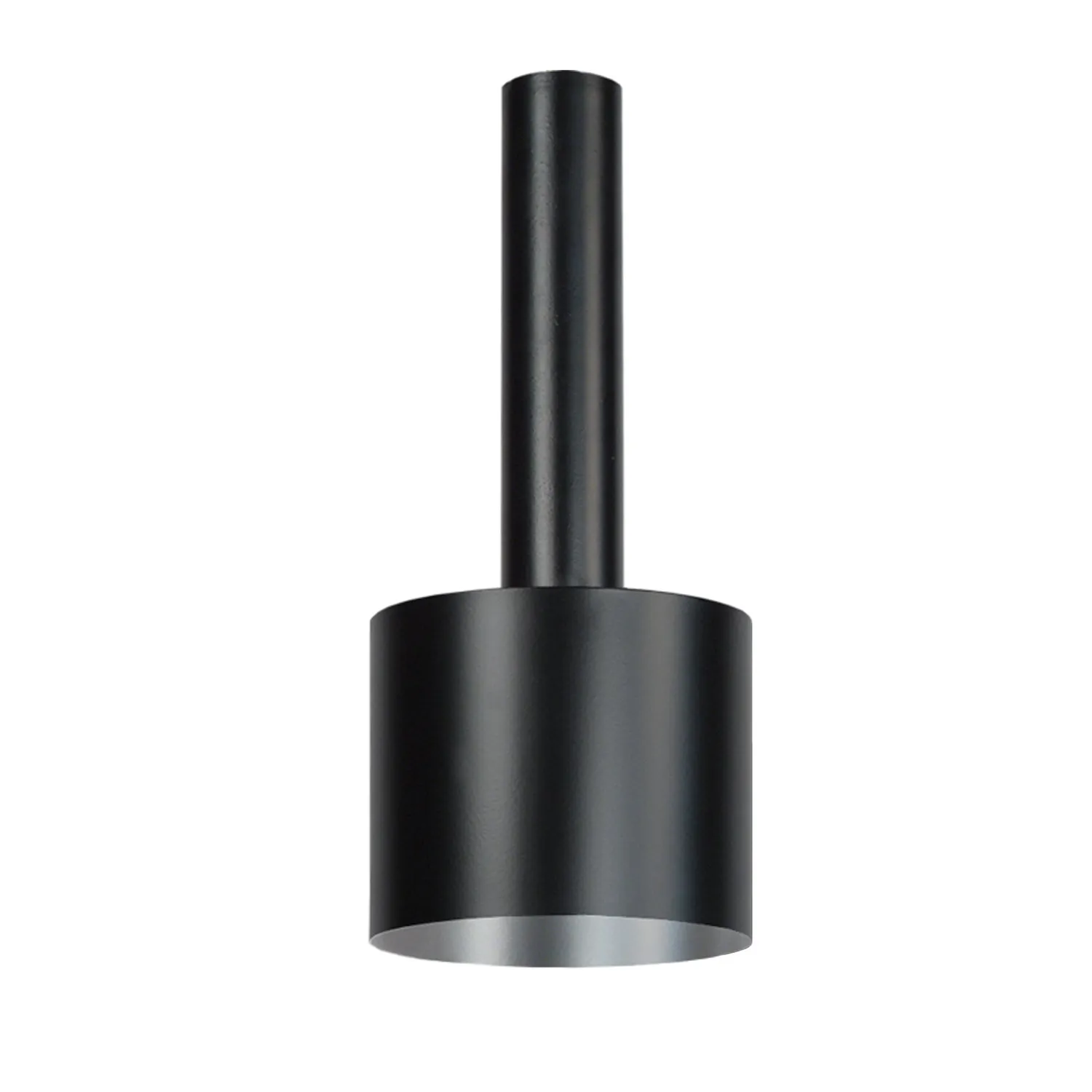 Tosel Knudsen lampadario nero e rosso 30x80 metallo