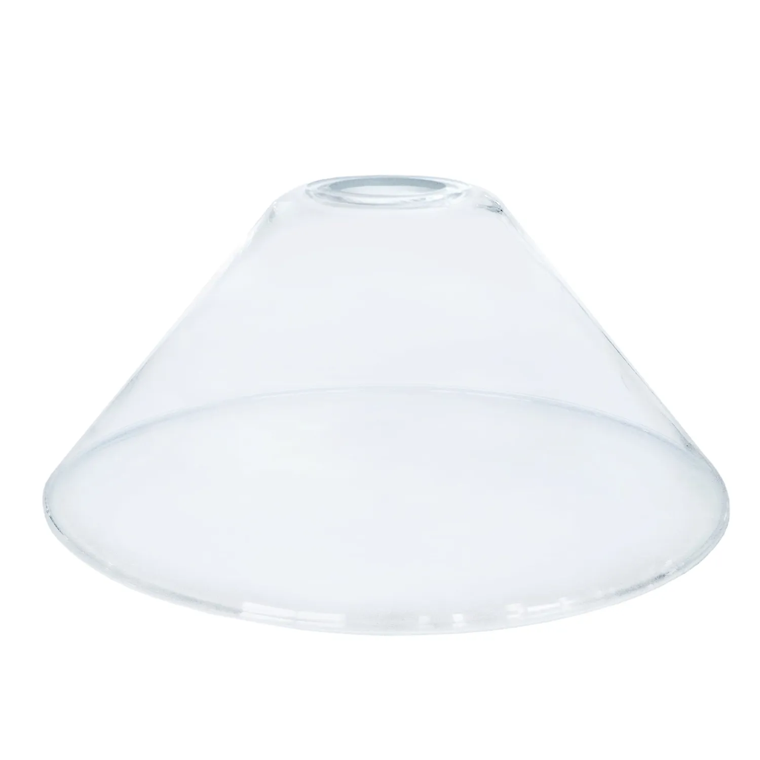 Tosel Jaya paralume vetro conico 26 cm trasparente