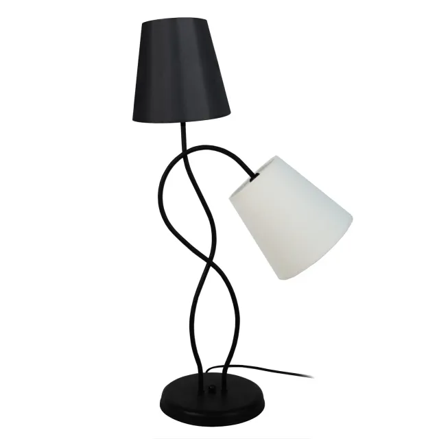 Tosel Nice lampada da tavolo marrone 2 luci E14