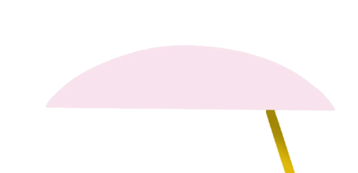 Tosel Ulrika piantana lettura snodata rosa 35x174 cm