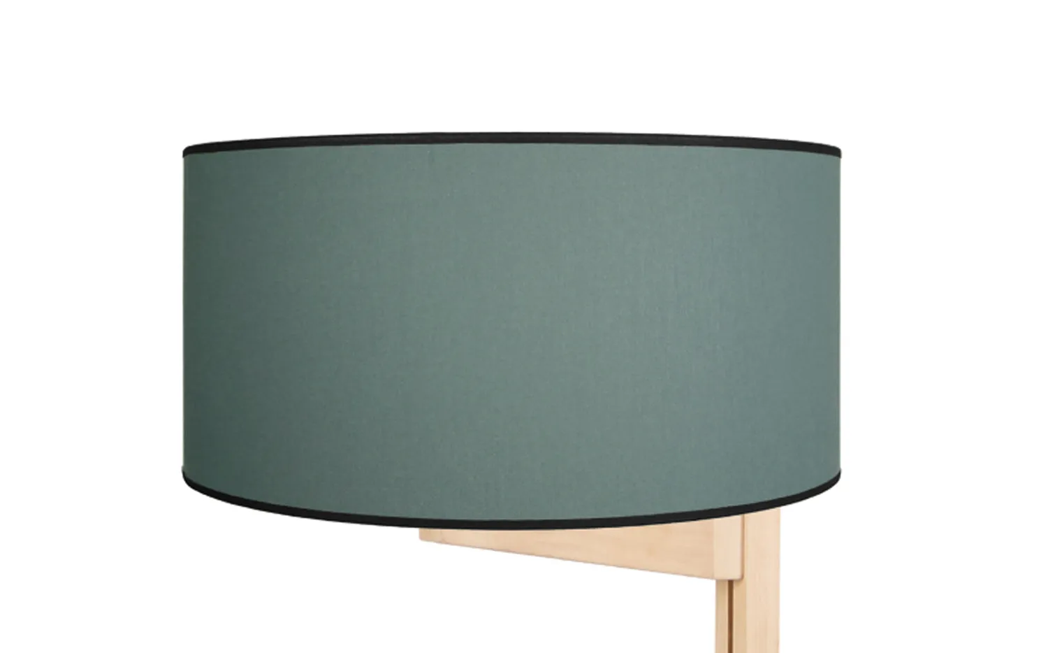 Tosel Cashemire piantana verde petrolio 45x163 cm legno