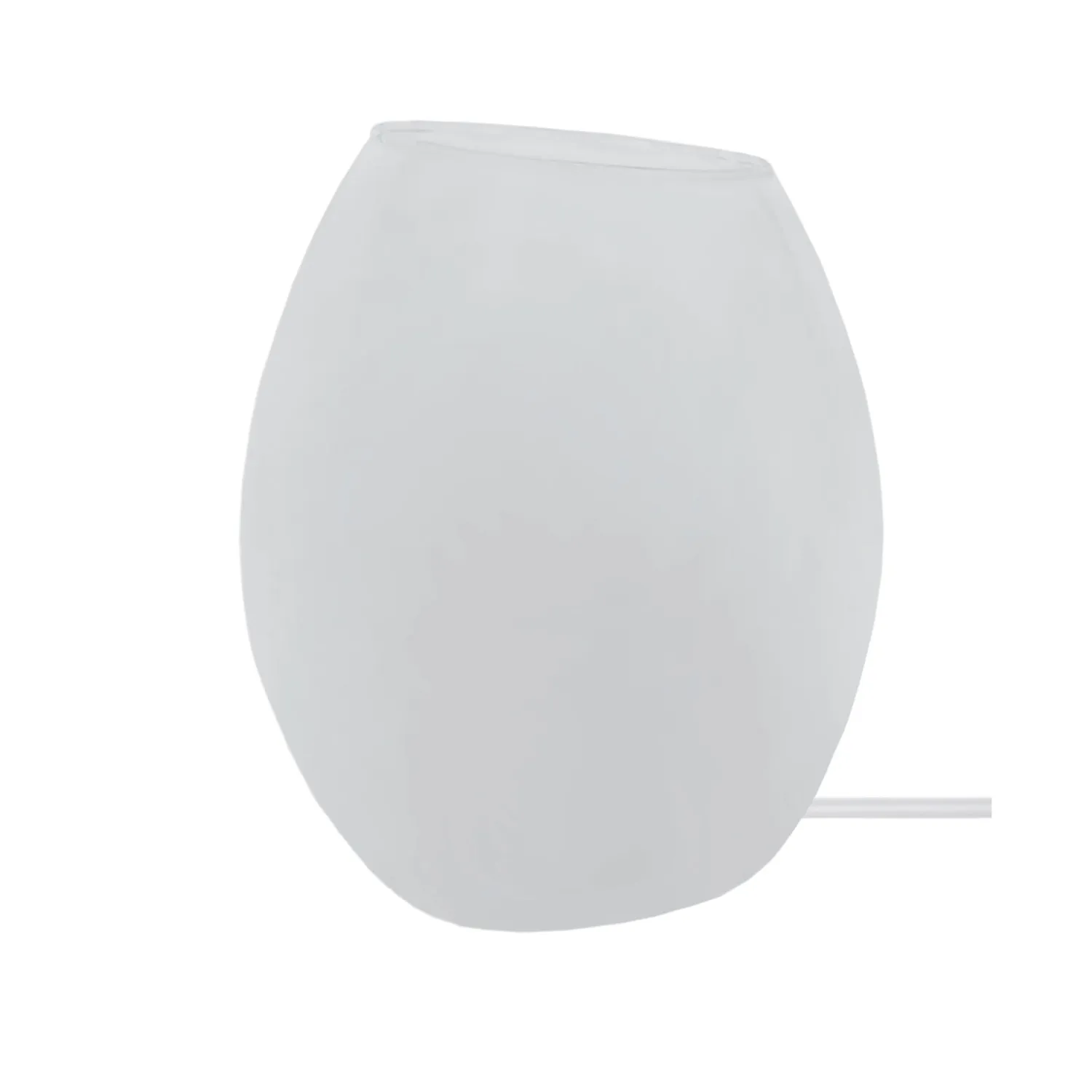 Tosel AGG lampada da tavolo vetro nero fumé 13,5x16 cm E14